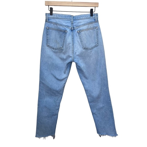 Reformation Julia Crop High Waist Cigarette Jeans Size 27 - Picture 9 of 11